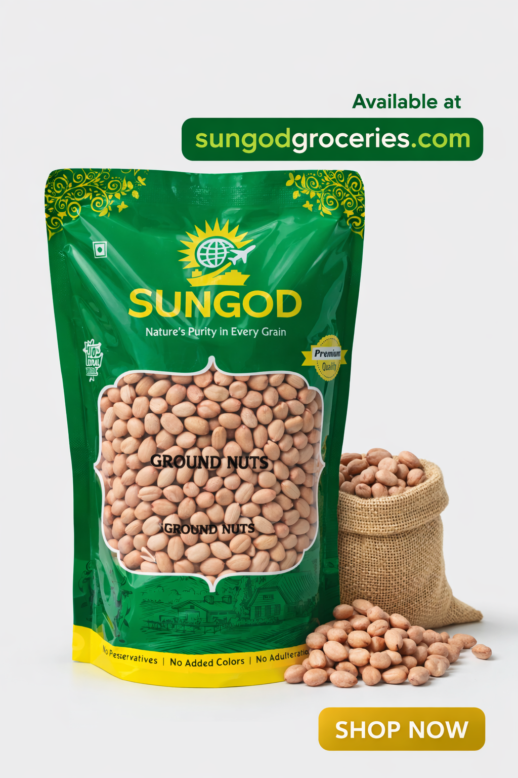 Raw Ground nuts /Peanuts 500g
