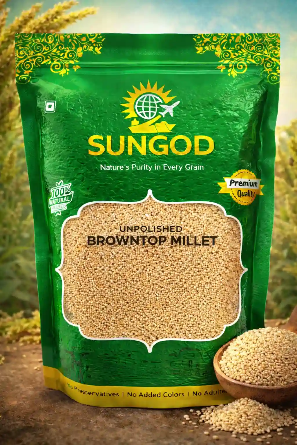 Browntop Millet 1KG(అండు కొర్రలు)