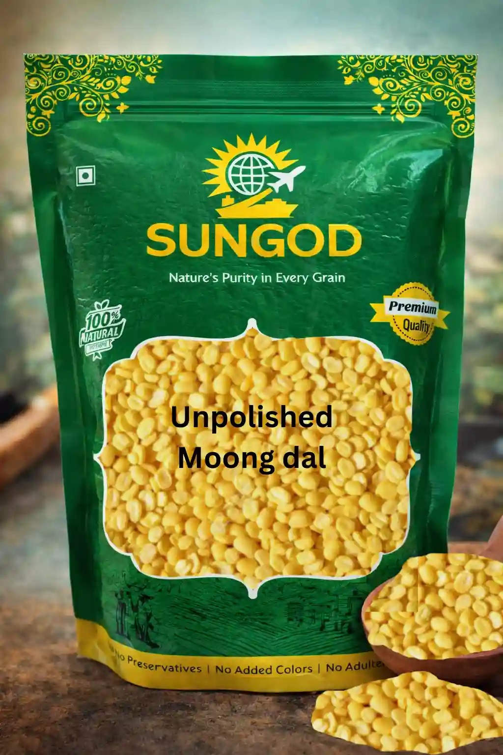 MOONG DAL(పెసర పప్పు) 500G